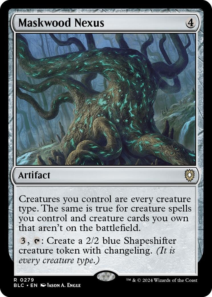 Image for Maskwood Nexus (Commander: Bloomburrow) (279) - Magic: The Gathering
