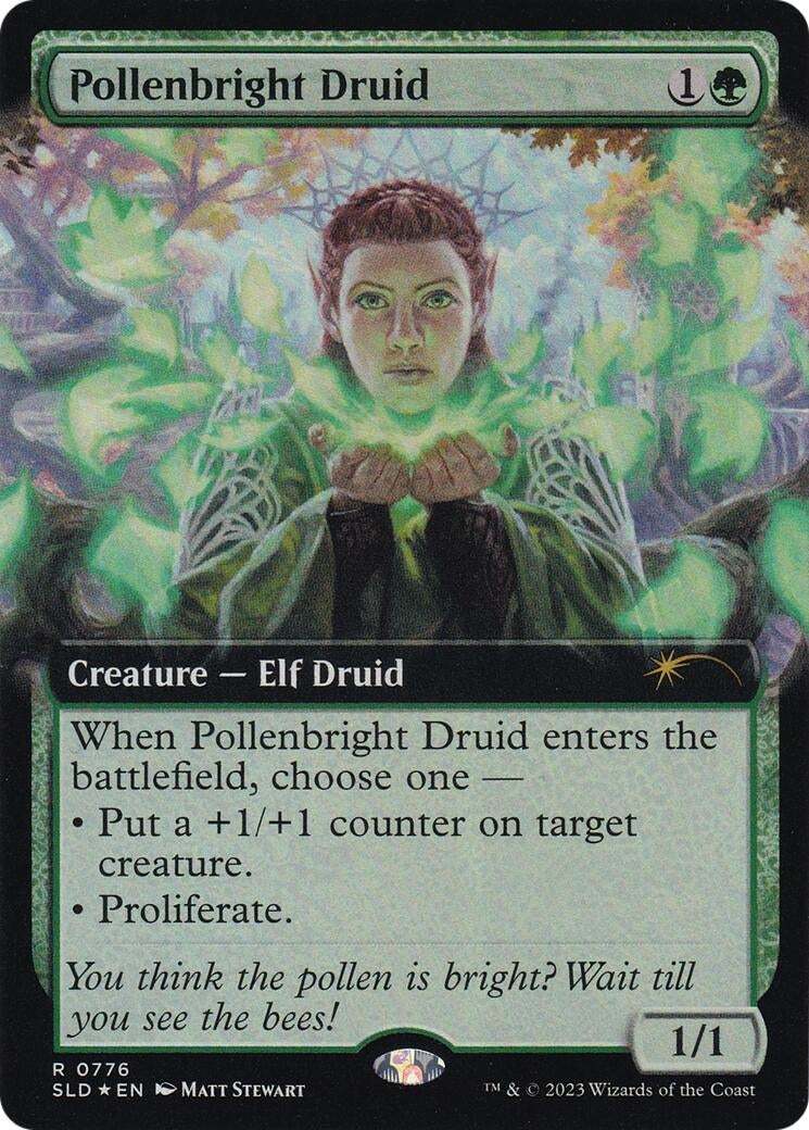 Image for Pollenbright Druid (Extended Art) (Secret Lair Drop Series) (776) - Magic: The Gathering
