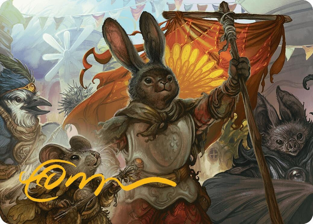 Image for Valley Questcaller 2 Art Card (Gold-Stamped Signature) (Art Series: Bloomburrow) (37) - Magic: The Gathering