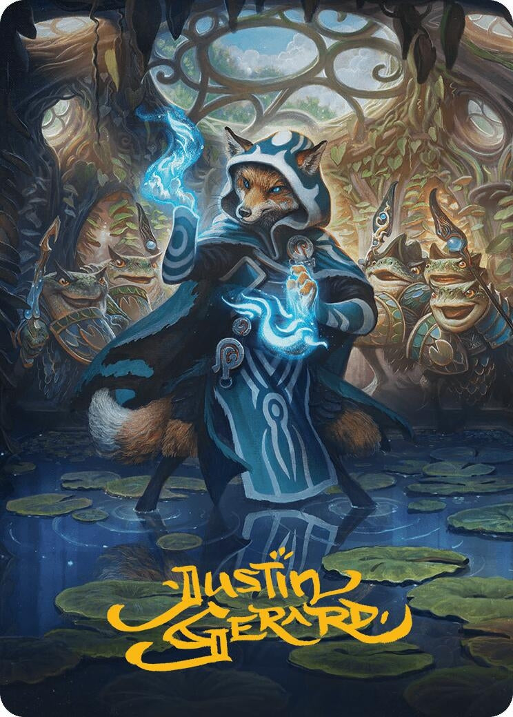 Image for Jace, the Mind Sculptor Art Card (Gold-Stamped Signature) (Art Series: Bloomburrow) (49) - Magic: The Gathering