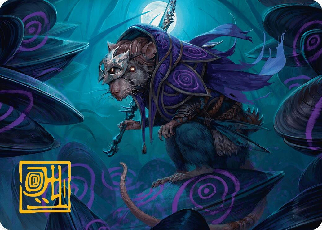 Image for Nightwhorl Hermit Art Card (Gold-Stamped Signature) (Art Series: Bloomburrow) (10) - Magic: The Gathering