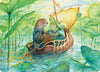 Image for Run Away Together Art Card (Gold-Stamped Signature) (Art Series: Bloomburrow) (11) - Magic: The Gathering