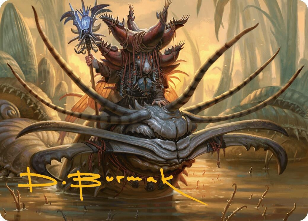 Image for Wick's Patrol Art Card (Gold-Stamped Signature) (Art Series: Bloomburrow) (18) - Magic: The Gathering