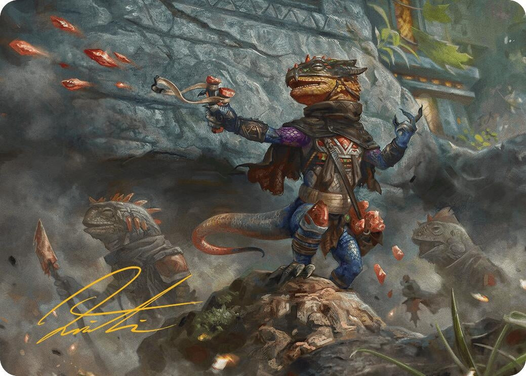 Image for Agate Instigator Art Card (Gold-Stamped Signature) (Art Series: Bloomburrow) (33) - Magic: The Gathering