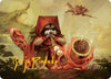 Image for Raccoon Rallier Art Card (Gold-Stamped Signature) (Art Series: Bloomburrow) (20) - Magic: The Gathering