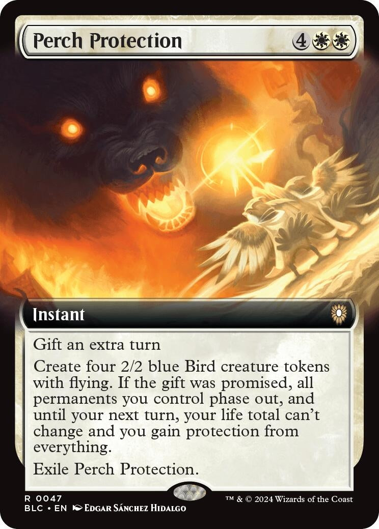 Image for Perch Protection (Extended Art) (Commander: Bloomburrow) (47) - Magic: The Gathering