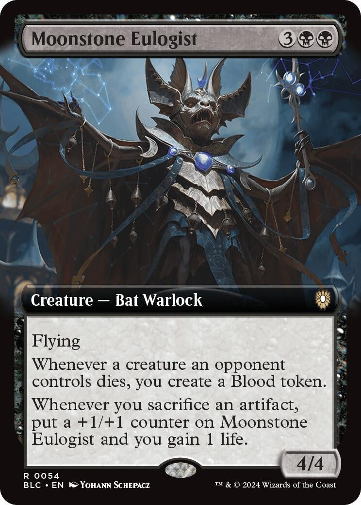 Image for Moonstone Eulogist (Extended Art) (Commander: Bloomburrow) (54) - Magic: The Gathering