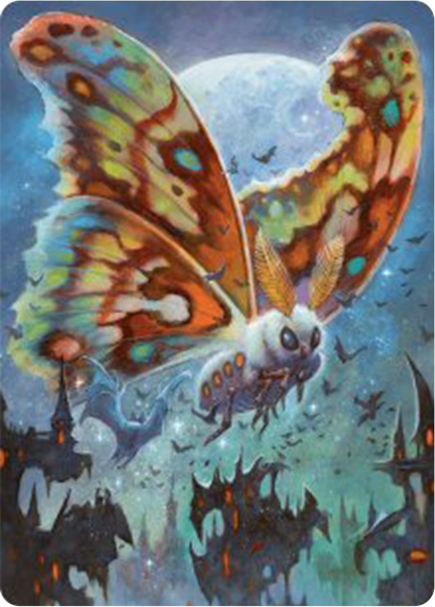 Image for Luminous Broodmoth Art Card (Art Series: Bloomburrow) (48) - Magic: The Gathering