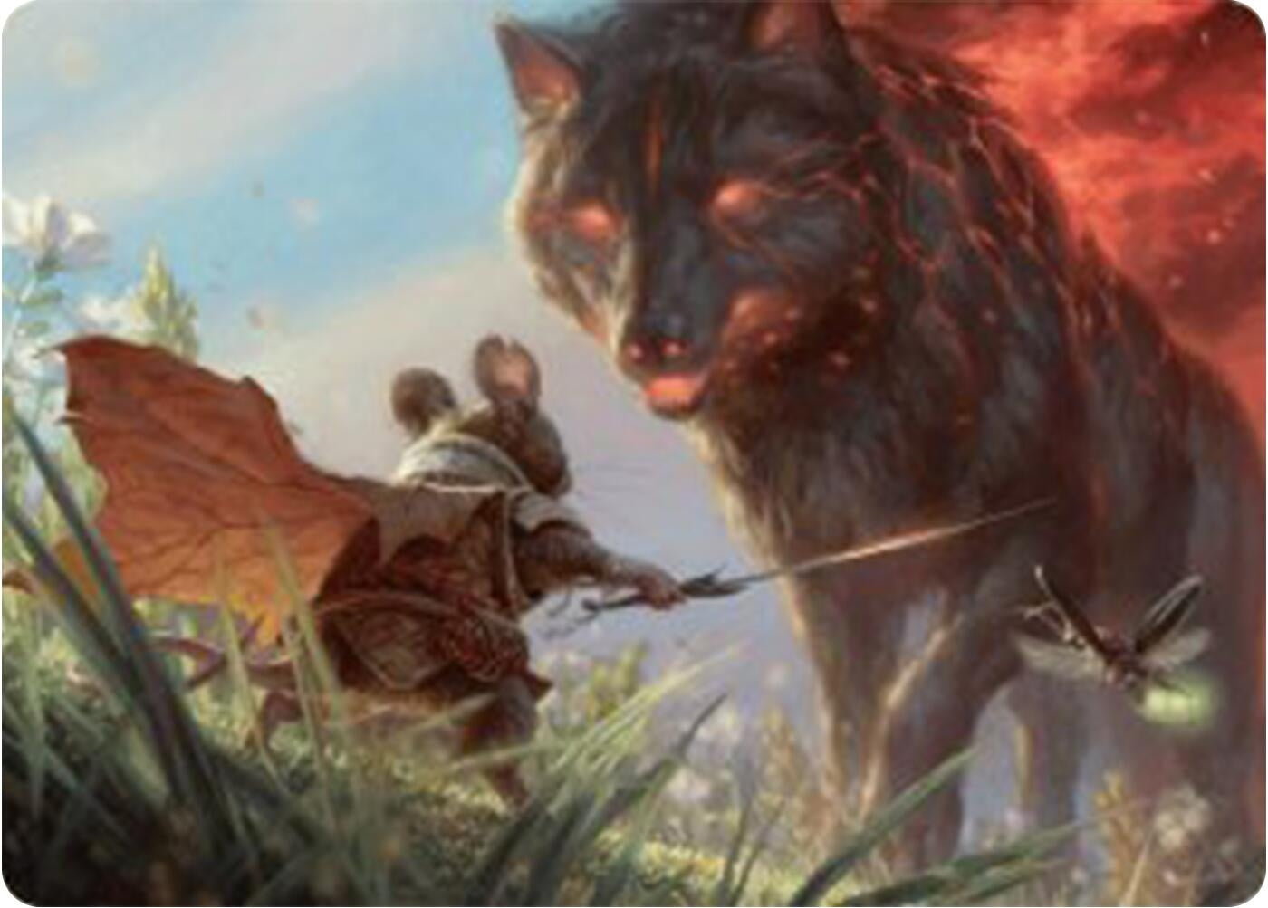 Image for Repel Calamity Art Card (Art Series: Bloomburrow) (2) - Magic: The Gathering
