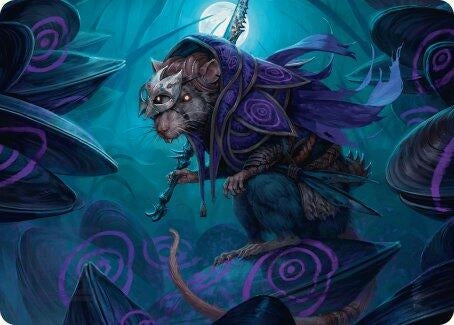 Image for Nightwhorl Hermit Art Card (Art Series: Bloomburrow) (10) - Magic: The Gathering