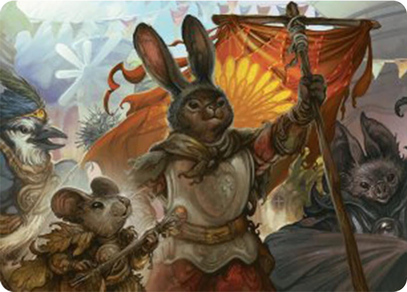 Image for Valley Questcaller 2 Art Card (Art Series: Bloomburrow) (37) - Magic: The Gathering