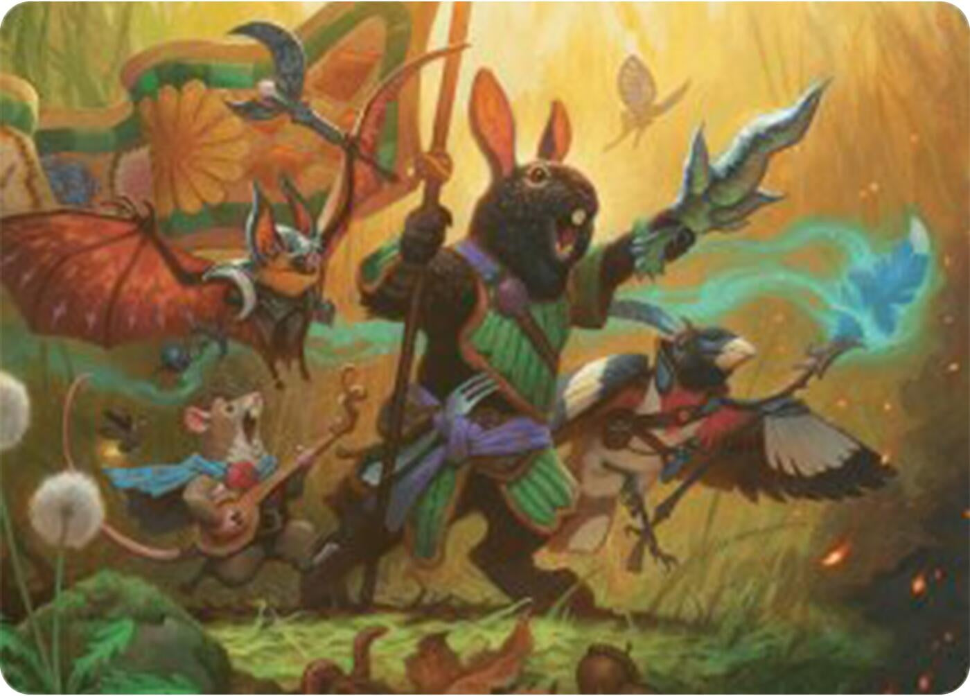 Image for Valley Questcaller Art Card (Art Series: Bloomburrow) (4) - Magic: The Gathering