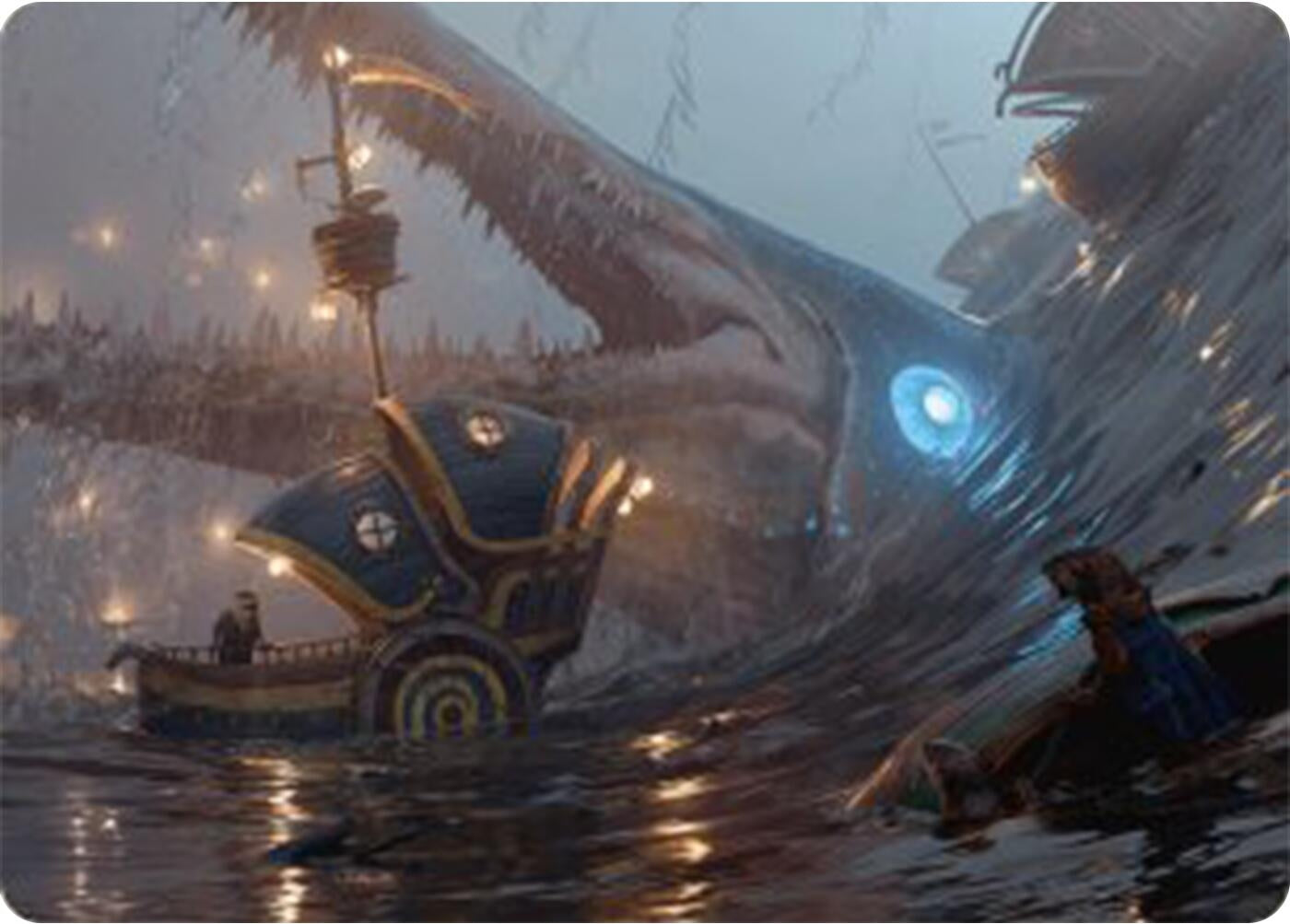 Image for Eluge, the Shoreless Sea Art Card (Art Series: Bloomburrow) (6) - Magic: The Gathering