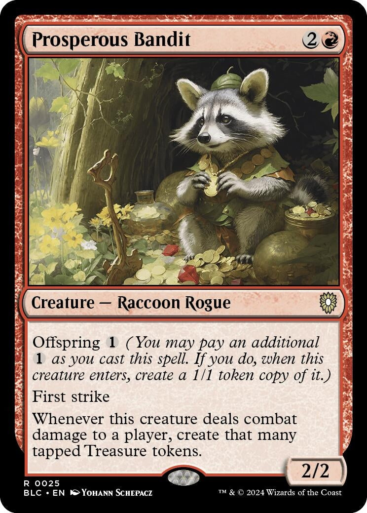 Image for Prosperous Bandit (Commander: Bloomburrow) (25) - Magic: The Gathering