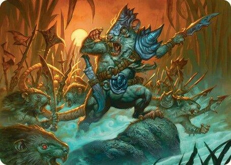 Image for Persistent Marshstalker Art Card (Art Series: Bloomburrow) (14) - Magic: The Gathering