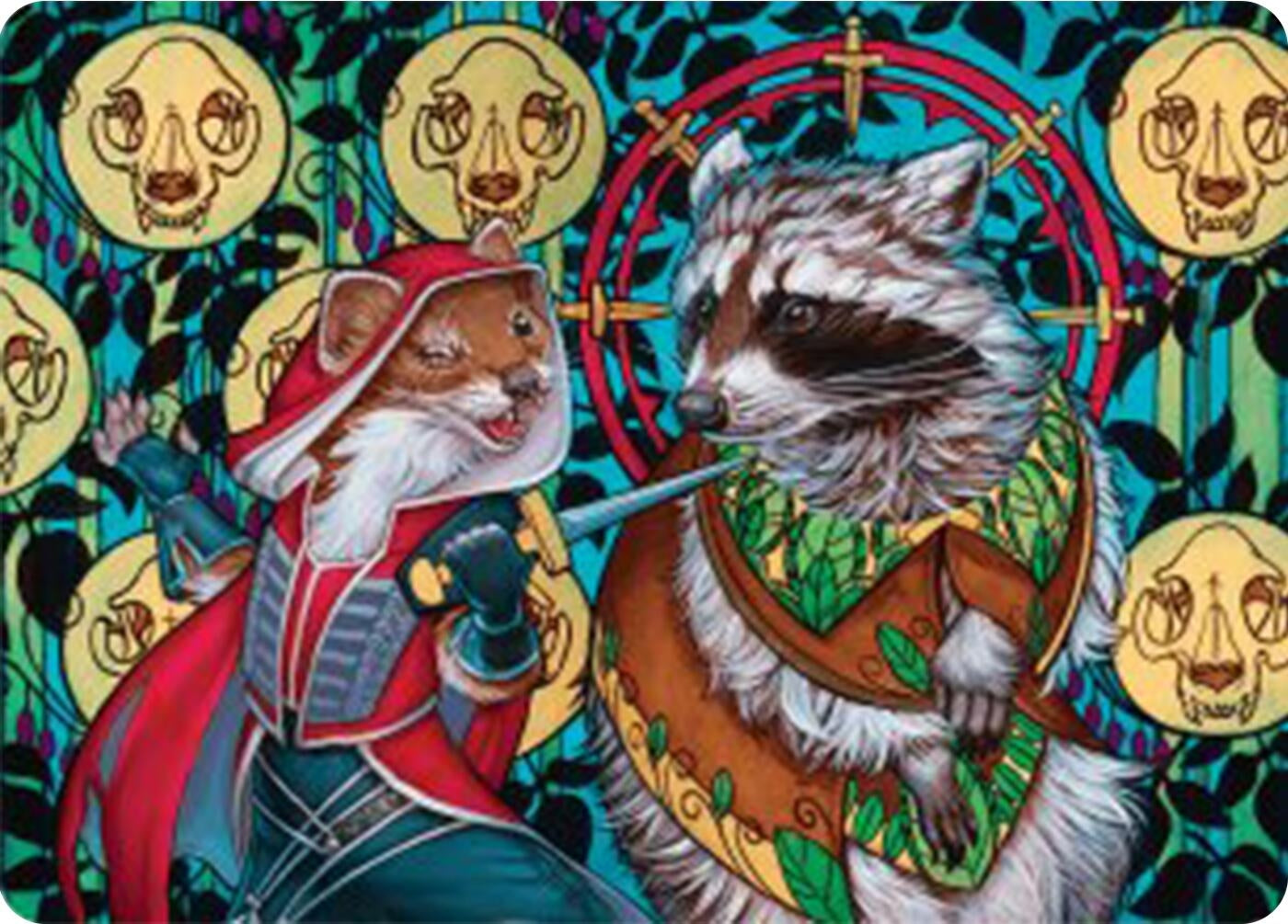 Image for Ruthless Negotiation Art Card (Art Series: Bloomburrow) (16) - Magic: The Gathering