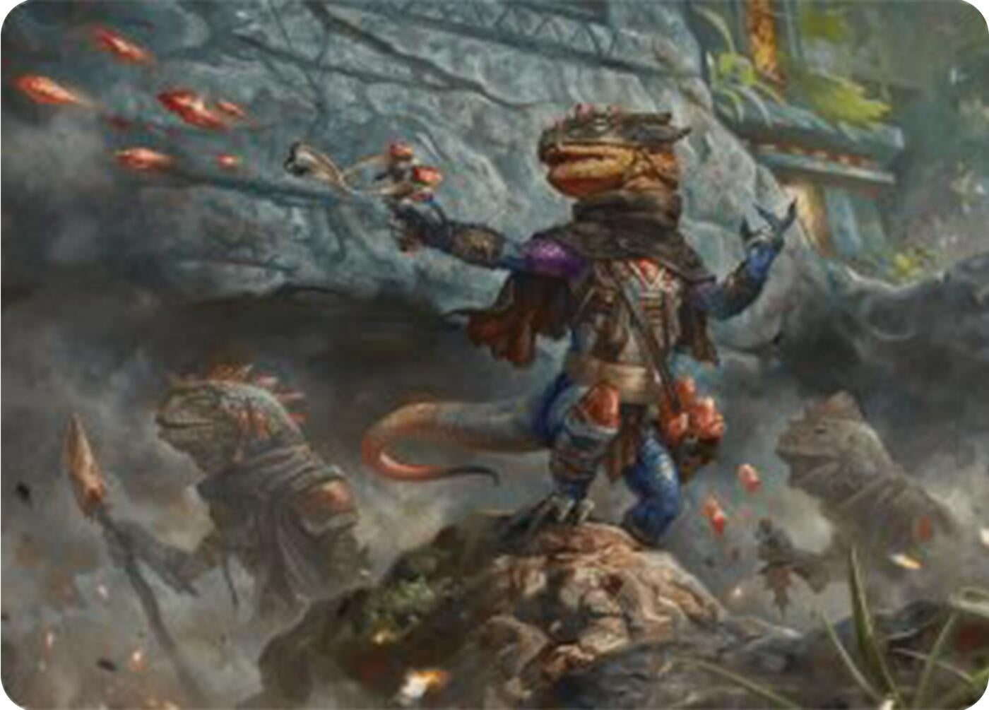 Image for Agate Instigator Art Card (Art Series: Bloomburrow) (33) - Magic: The Gathering
