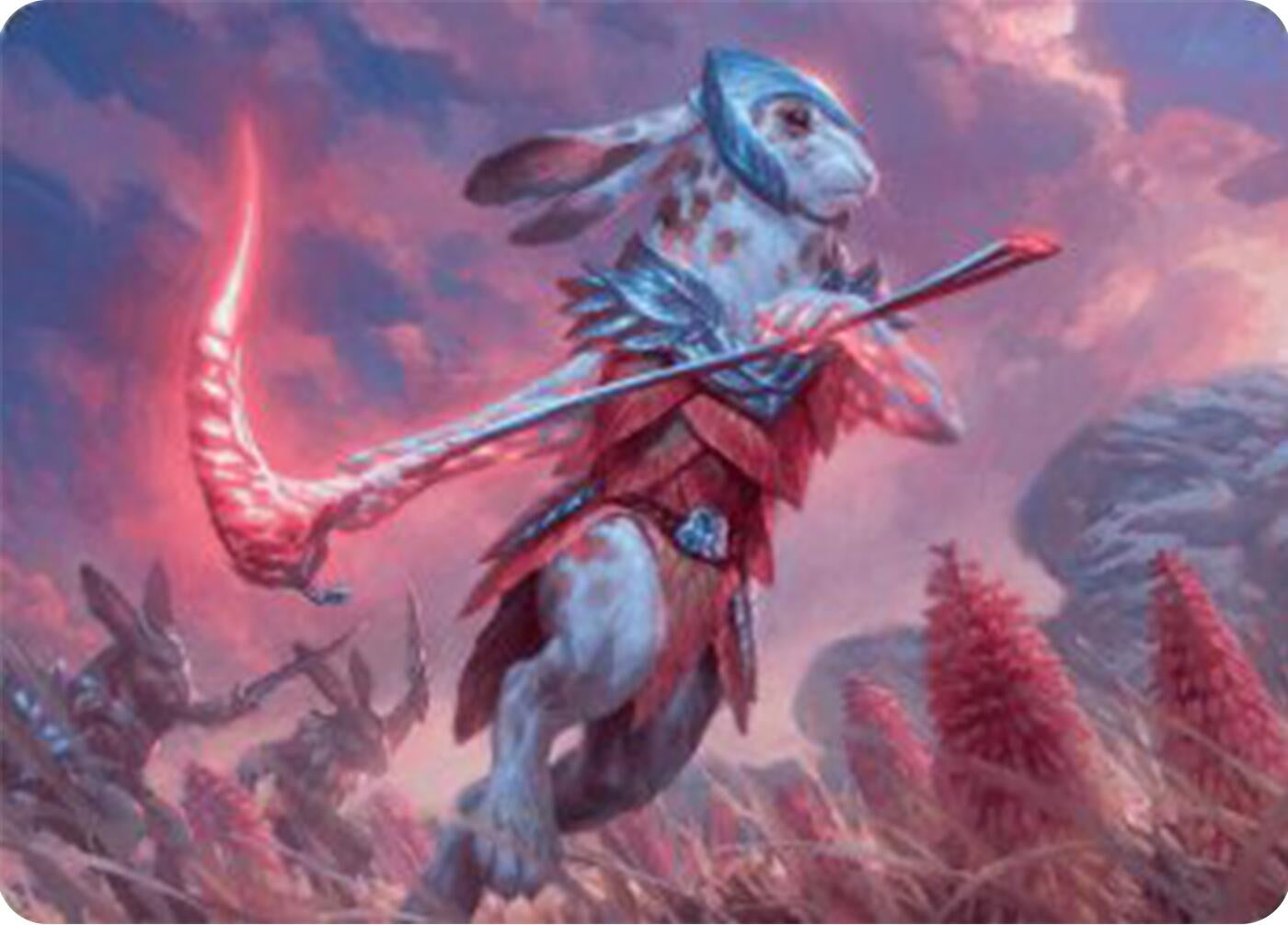 Image for Baylen, the Haymaker Art Card (Art Series: Bloomburrow) (25) - Magic: The Gathering