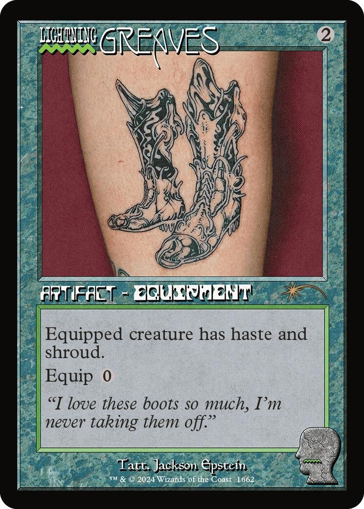 Image for Lightning Greaves (1662) (Secret Lair Drop Series) (1662) - Magic: The Gathering