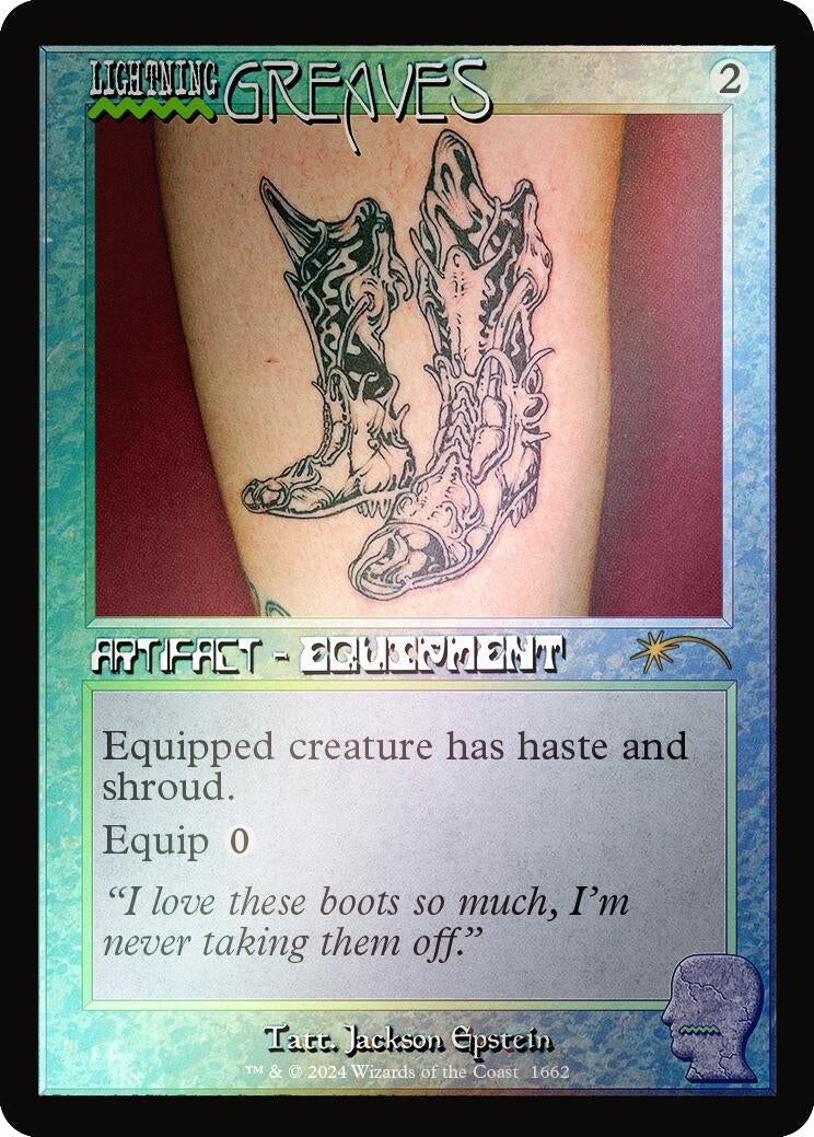 Image for Lightning Greaves (1662) (Rainbow Foil) (Secret Lair Drop Series) (1662) - Magic: The Gathering