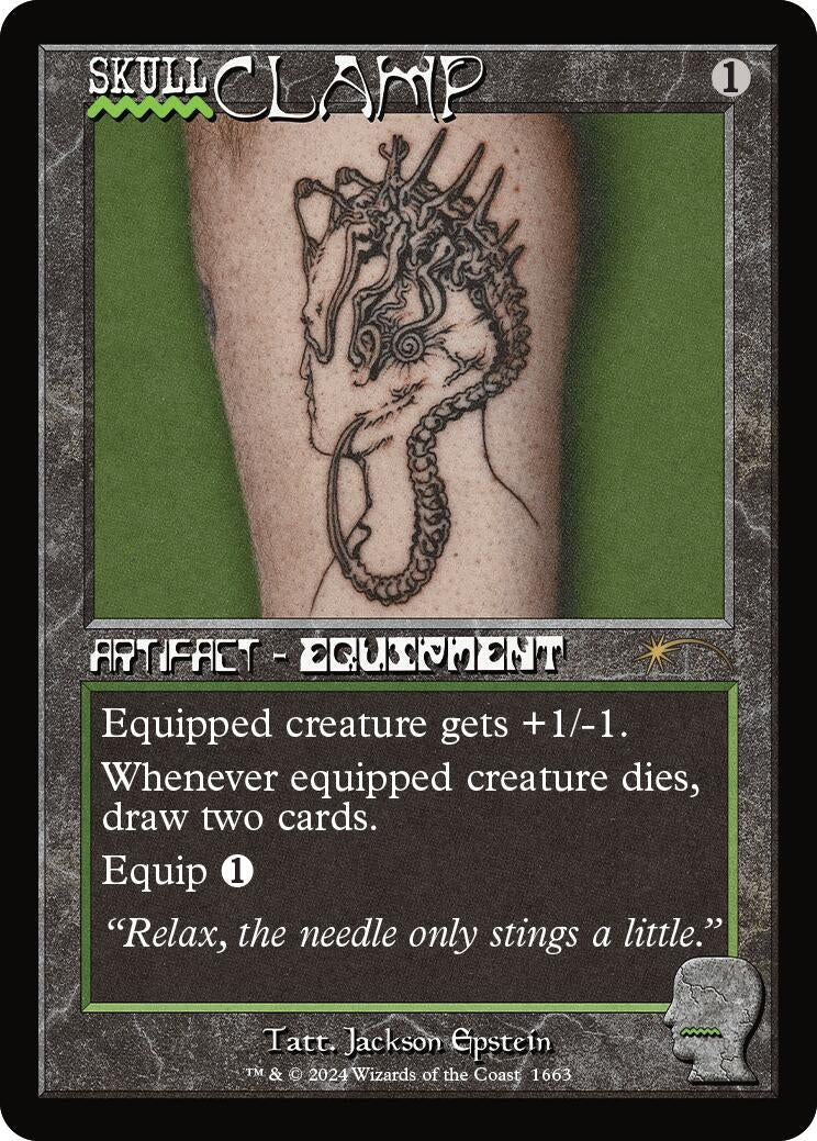 Image for Skullclamp (Secret Lair Drop Series) (1663) - Magic: The Gathering