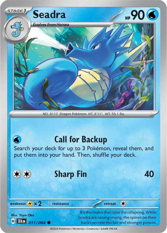Image for Seadra (SV: Shrouded Fable) (011/064) - Pokemon