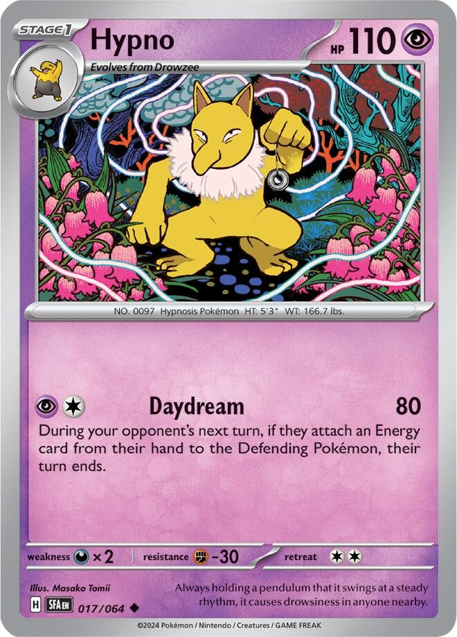 Image for Hypno (SV: Shrouded Fable) (017/064) - Pokemon