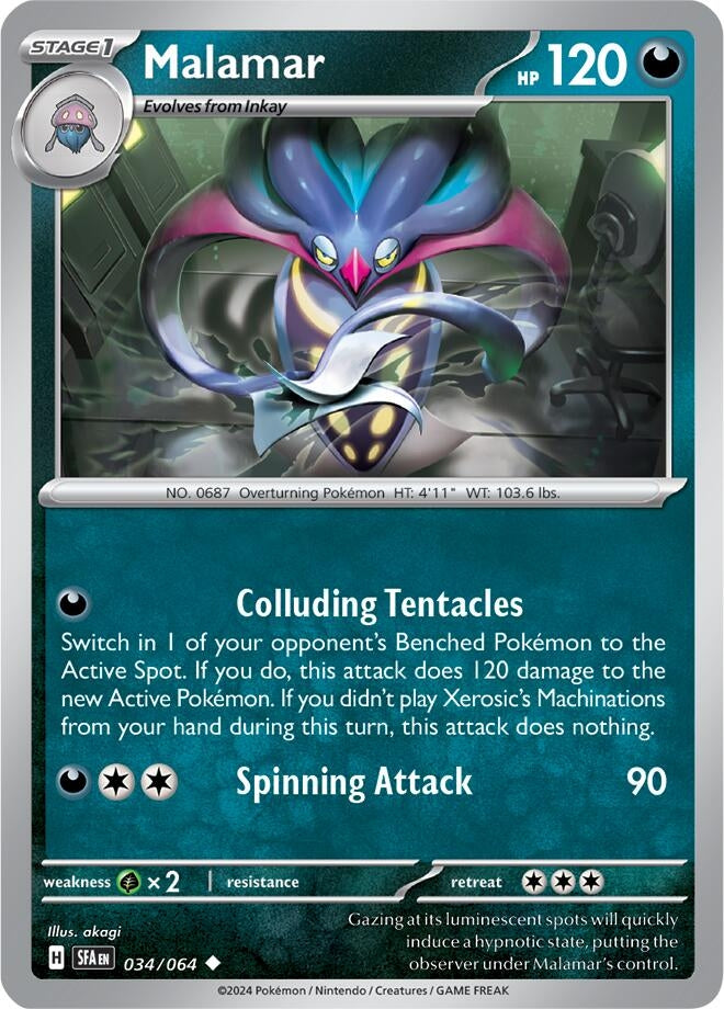 Image for Malamar (SV: Shrouded Fable) (034/064) - Pokemon