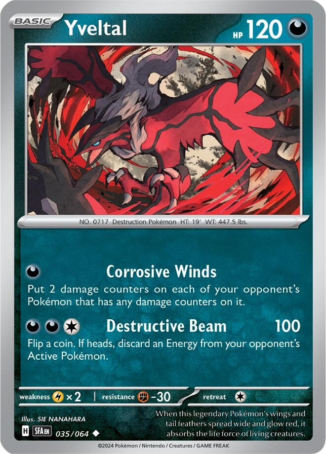 Image for Yveltal (SV: Shrouded Fable) (035/064) - Pokemon