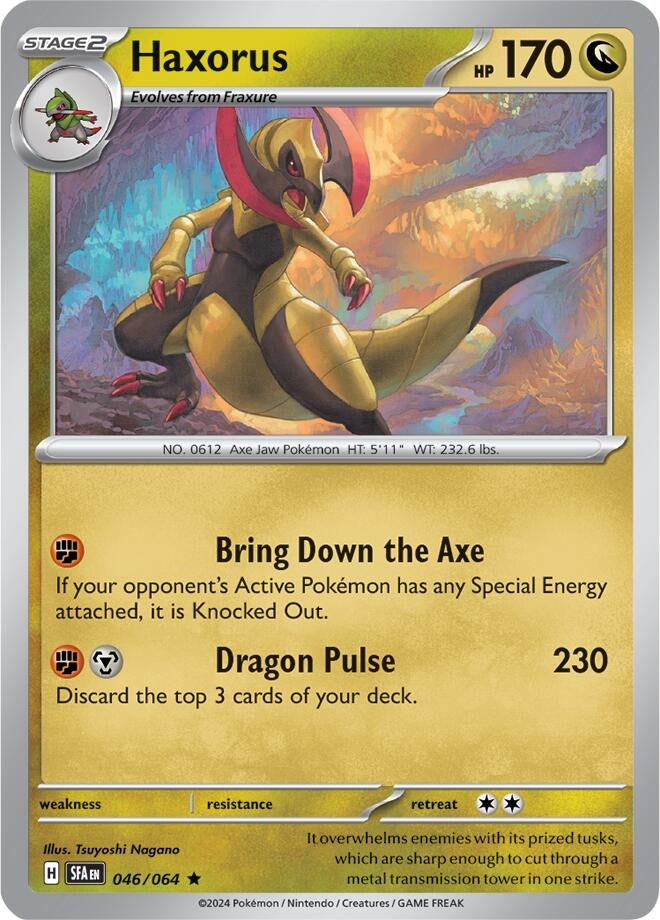 Image for Haxorus (SV: Shrouded Fable) (046/064) - Pokemon