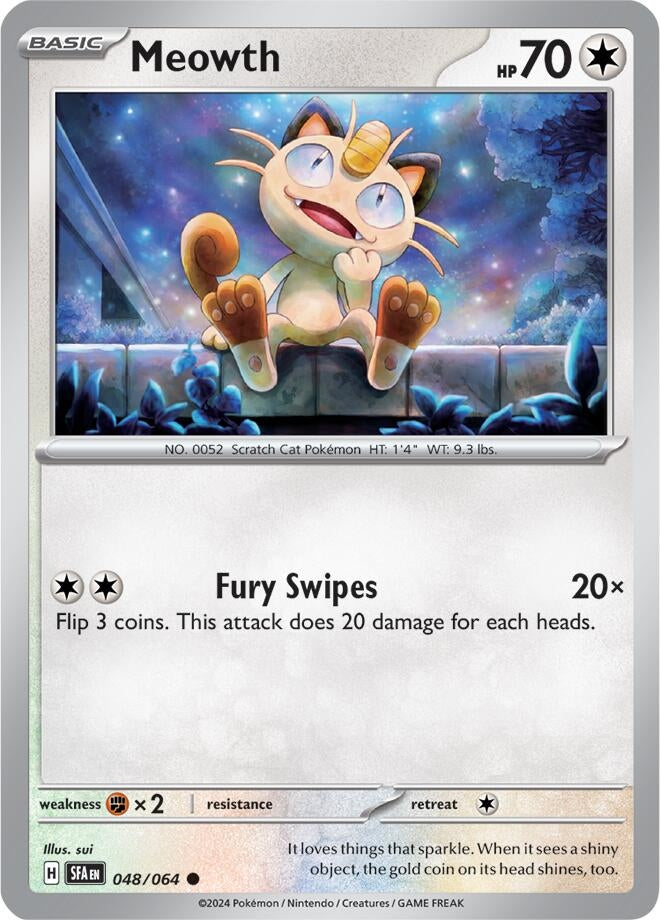 Image for Meowth (SV: Shrouded Fable) (048/064) - Pokemon