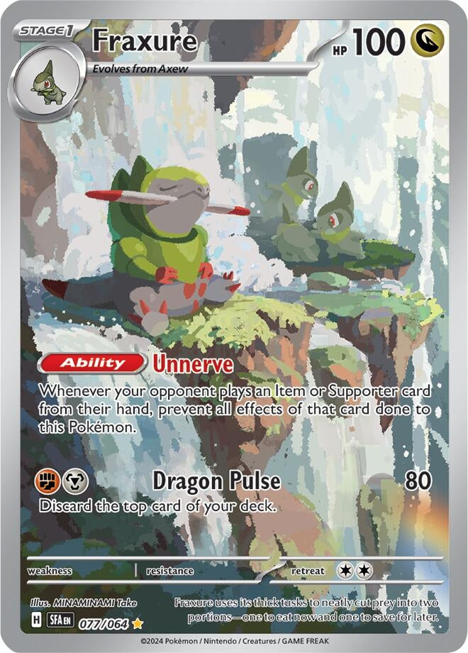 Image for Fraxure (SV: Shrouded Fable) (077/064) - Pokemon