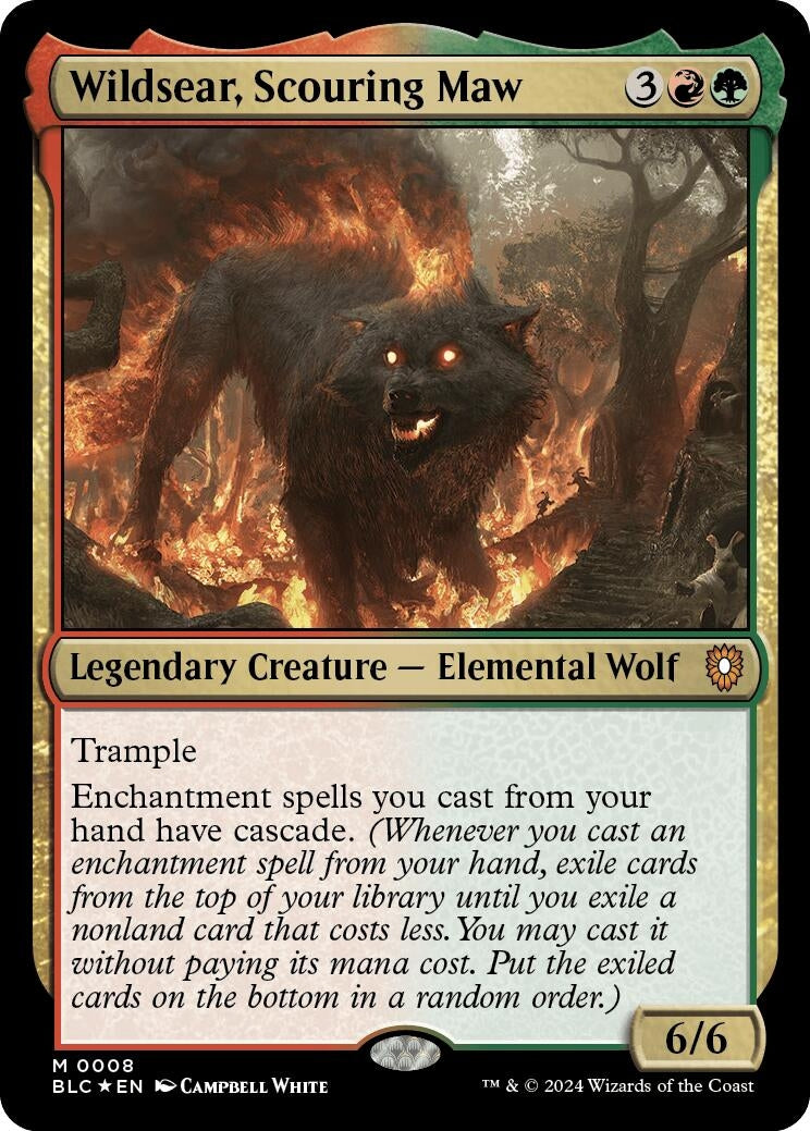 Image for Wildsear, Scouring Maw (Commander: Bloomburrow) (8) - Magic: The Gathering