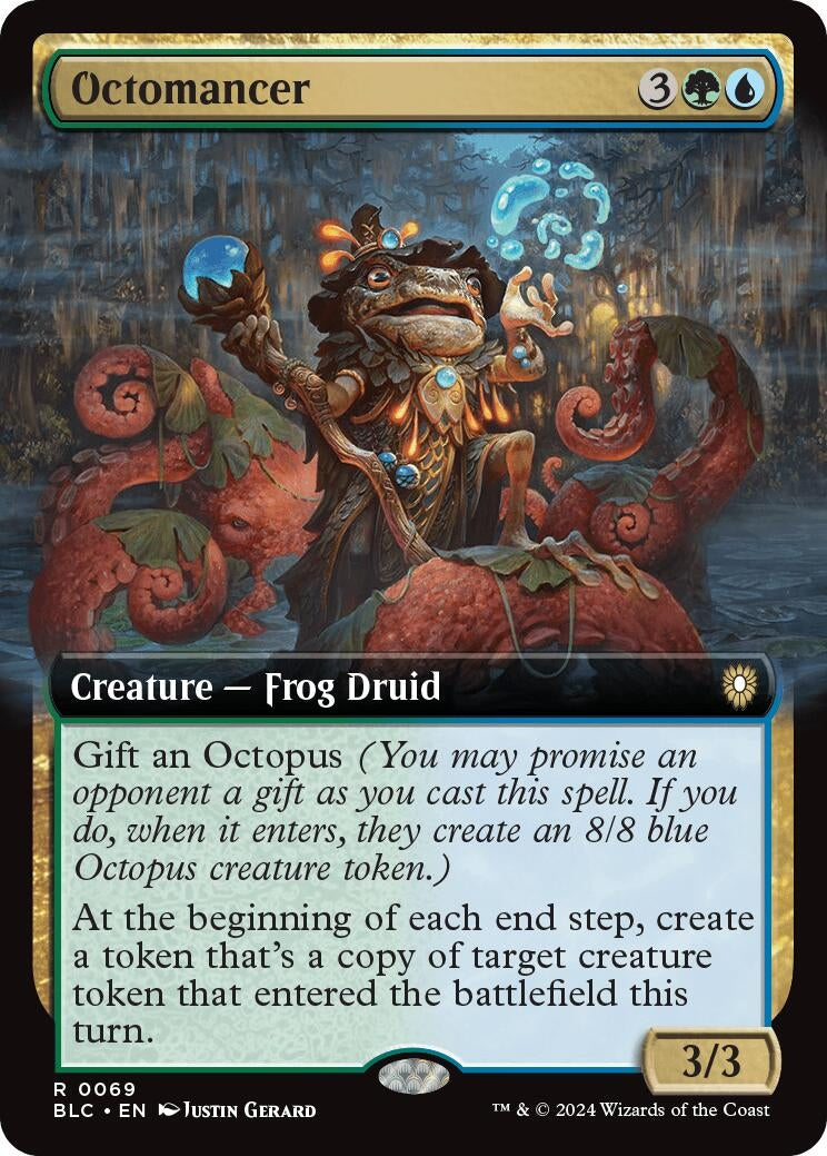 Image for Octomancer (Extended Art) (Commander: Bloomburrow) (69) - Magic: The Gathering