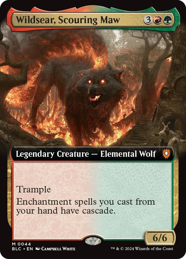 Image for Wildsear, Scouring Maw (Extended Art) (Commander: Bloomburrow) (44) - Magic: The Gathering