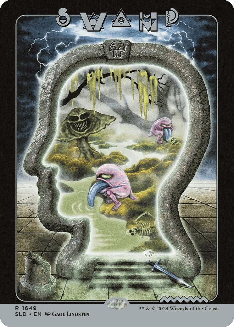 Image for Swamp (1649) (Secret Lair Drop Series) (1649) - Magic: The Gathering
