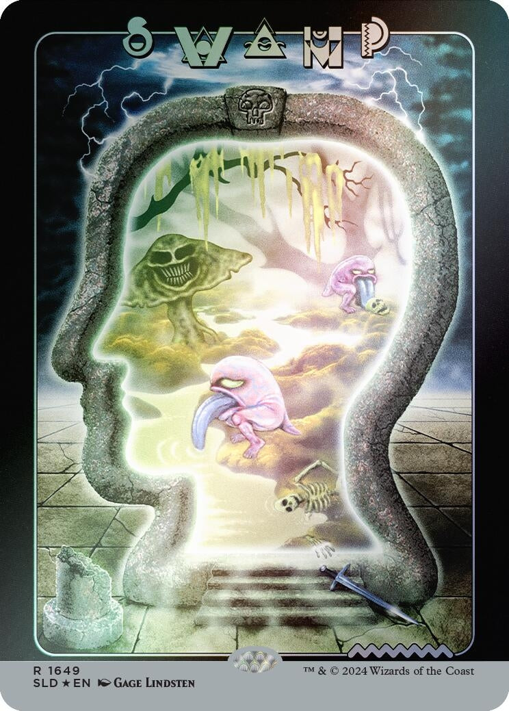 Image for Swamp (1649) (Rainbow Foil) (Secret Lair Drop Series) (1649) - Magic: The Gathering