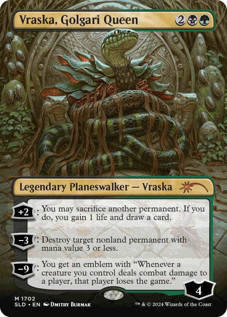 Image for Vraska, Golgari Queen (1702) (Secret Lair Drop Series) (1702) - Magic: The Gathering