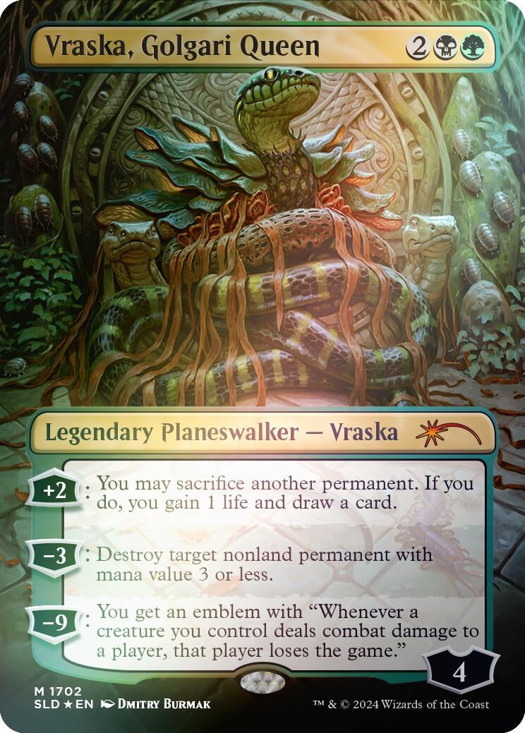 Image for Vraska, Golgari Queen (1702) (Rainbow Foil) (Secret Lair Drop Series) (1702) - Magic: The Gathering