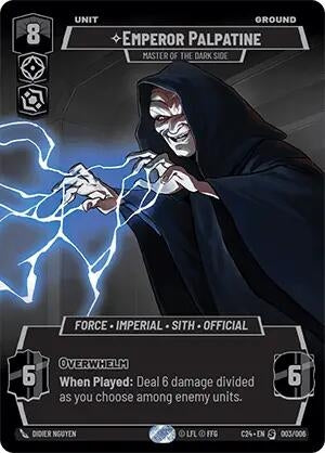 Image for Emperor Palpatine - Master of the Dark Side (2024 Convention Exclusive) (003/006) - Star Wars: Unlimited