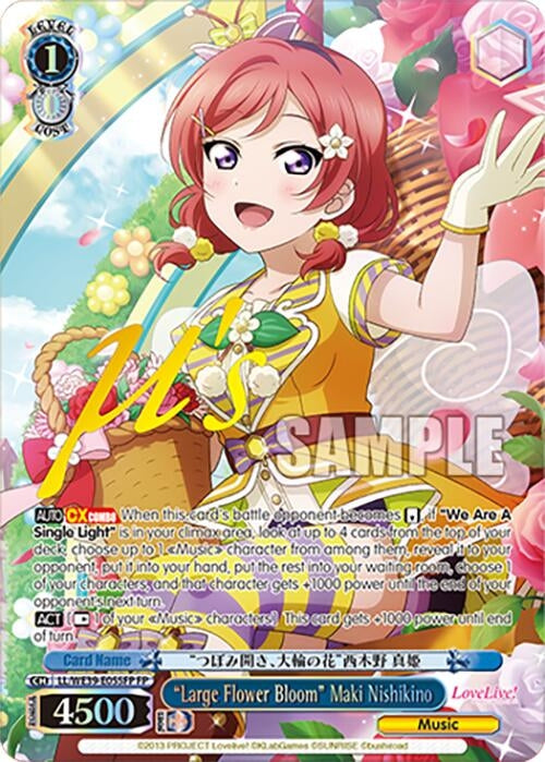 Image for "Large Flower Bloom" Maki Nishikino (FP) (Love Live! School Idol Festival Series 10th Anniversary Premium Booster) (LL/WE39-E055FP FP) - Weiss Schwarz