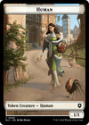 Image for Human // Soldier Double-Sided Token (Commander: Bloomburrow) (6 // 8) - Magic: The Gathering