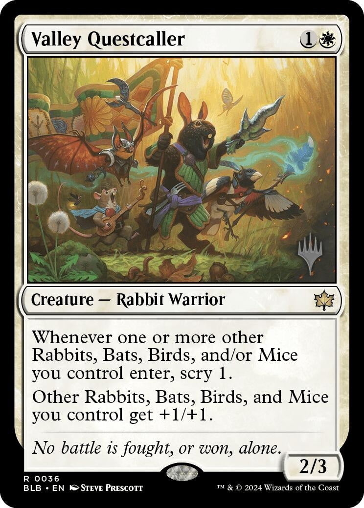 Image for Valley Questcaller (Promo Pack: Bloomburrow) (36) - Magic: The Gathering