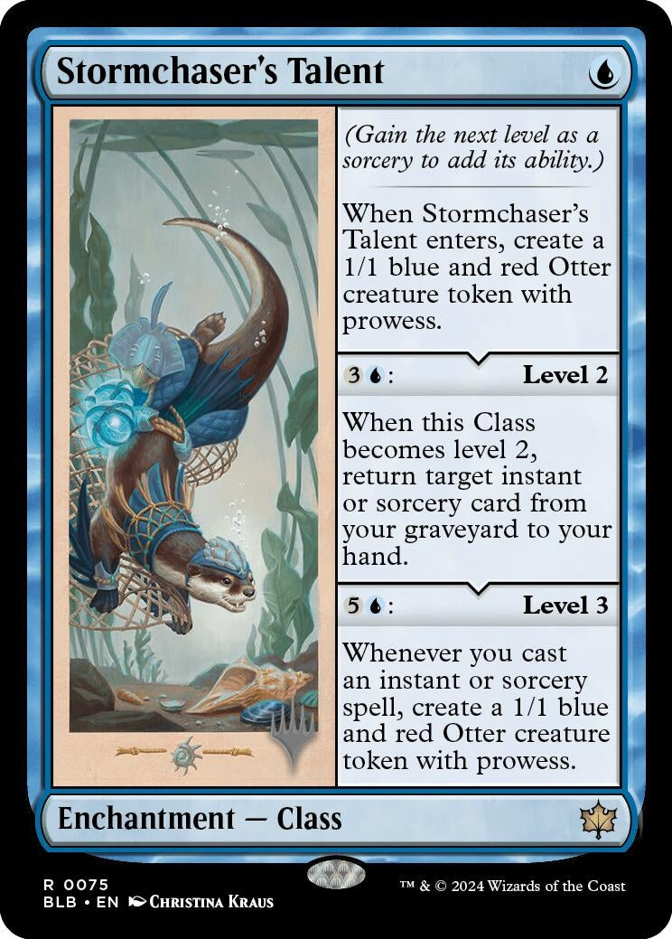 Image for Stormchaser's Talent (Promo Pack: Bloomburrow) (75) - Magic: The Gathering