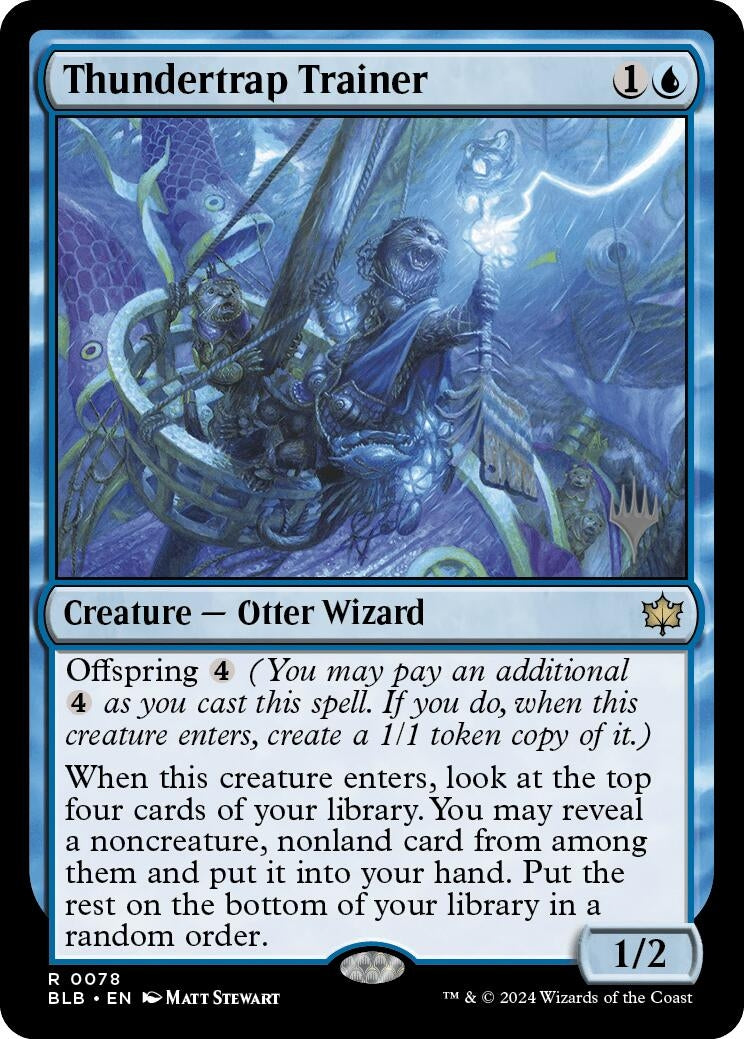 Image for Thundertrap Trainer (Promo Pack: Bloomburrow) (78) - Magic: The Gathering