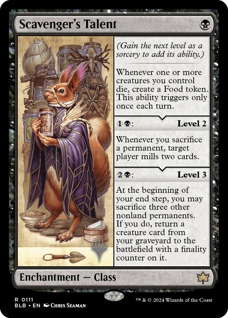Image for Scavenger's Talent (Promo Pack: Bloomburrow) (111) - Magic: The Gathering