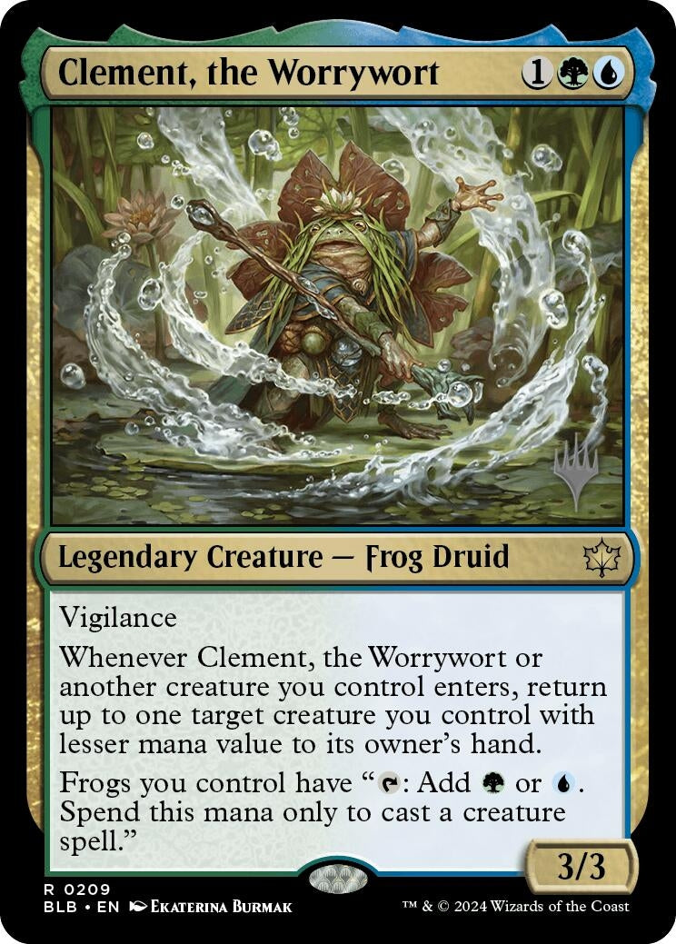 Image for Clement, the Worrywort (Promo Pack: Bloomburrow) (209) - Magic: The Gathering