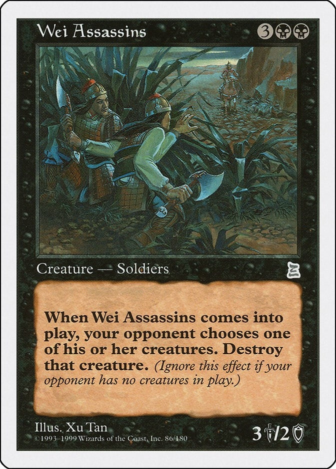 Image for Wei Assassins (Portal Three Kingdoms) (86) - Magic: The Gathering