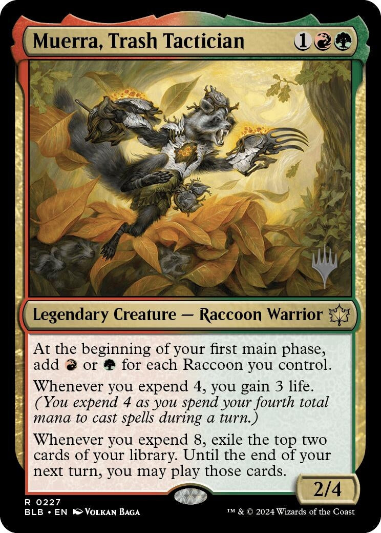 Image for Muerra, Trash Tactician (Promo Pack: Bloomburrow) (227) - Magic: The Gathering