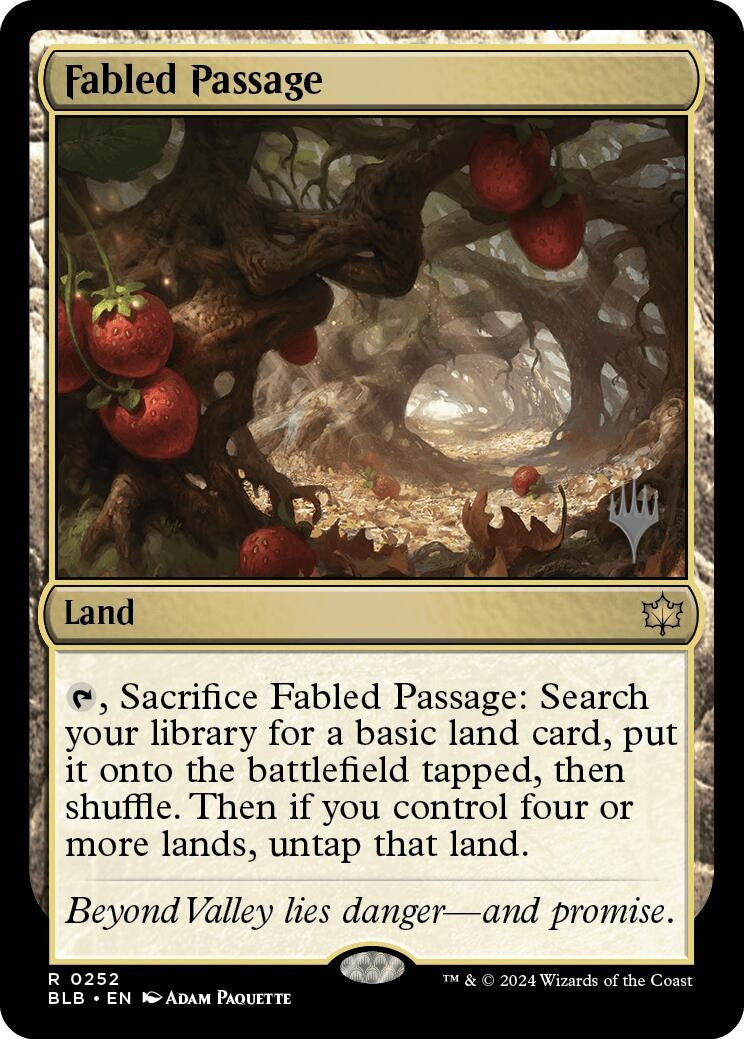 Image for Fabled Passage (Promo Pack: Bloomburrow) (252) - Magic: The Gathering